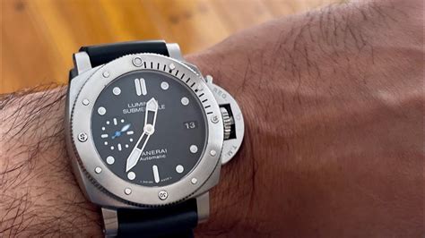 panerai 1523 review 42mm|Panerai 682 submersible.